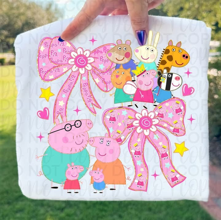 Pig Family Bow