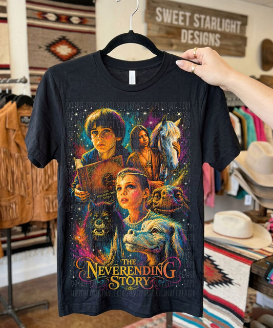 The Neverending Story Blk Tee