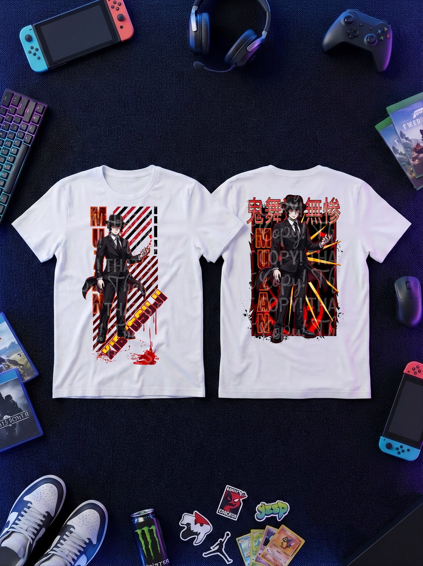 Muzan Anime Front and Back