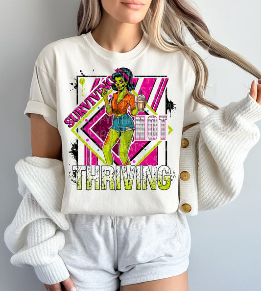 Surviving Not Thriving Zombie