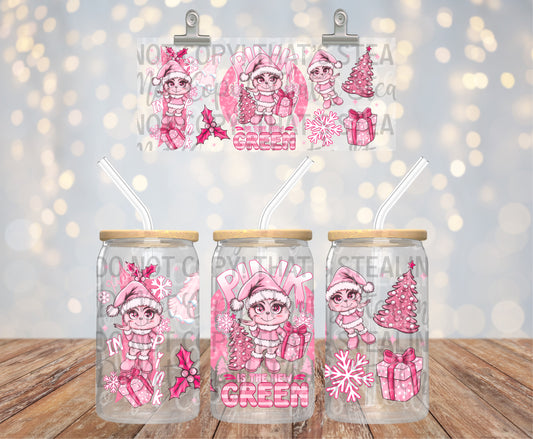 Pink Grinchy Girl
