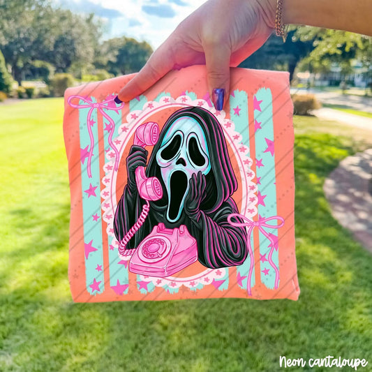 Ghostface Phone Framed Bow