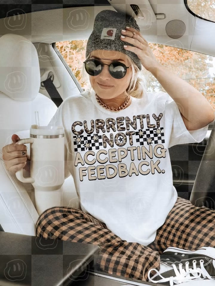 Currently Not Accepting Feedback