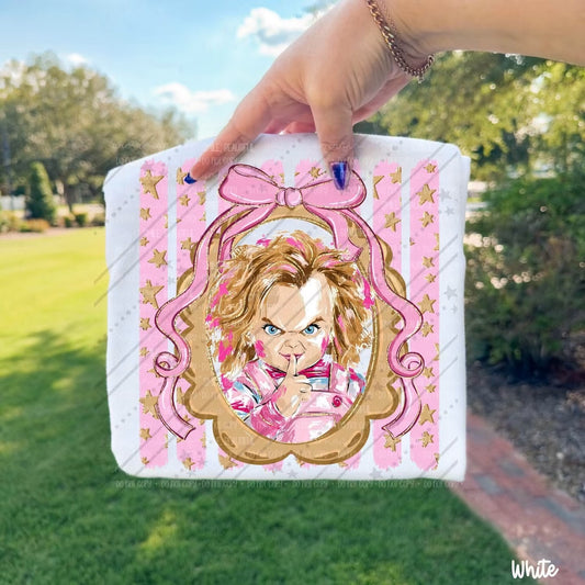 Chucky Pink Bow Frame