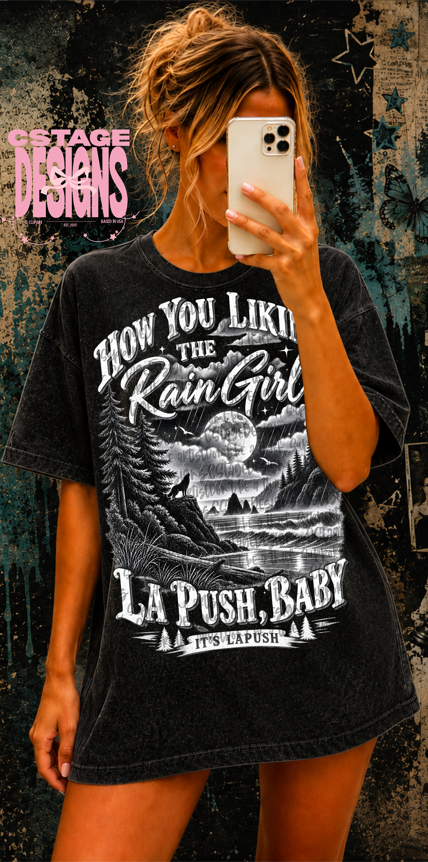 How You Likin' The Rain Girl La Push Baby - Wolf Moon