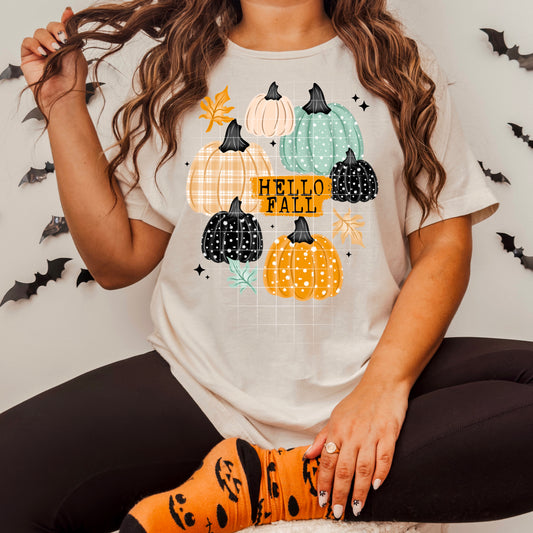 Hello Fall Pumpkins