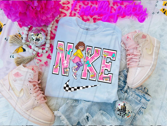 Pink Girl Power Swoosh