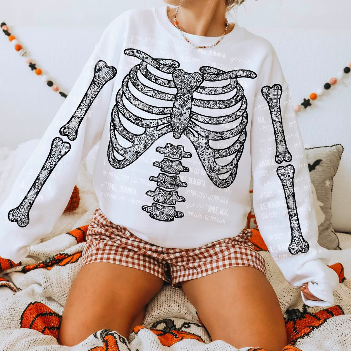 Checkered Skeleton Ribcage