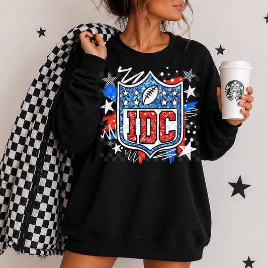IDC Football Shield Glitter