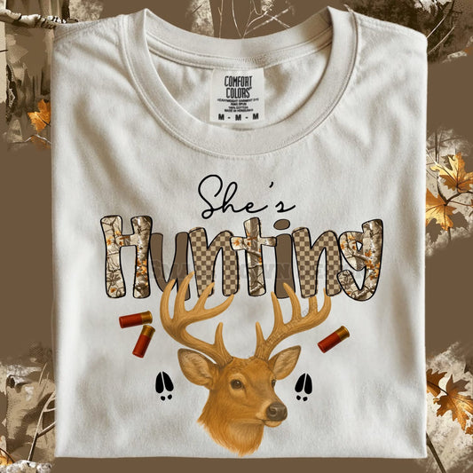 She's Hunting Deer