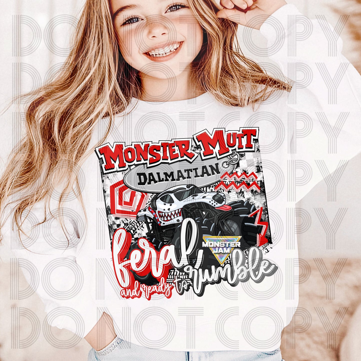 Monster Mutt Dalmatian Feral Rumble