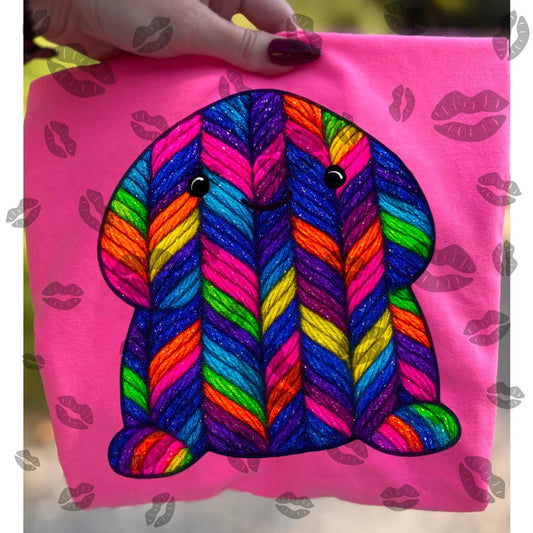 Rainbow Knit Peen