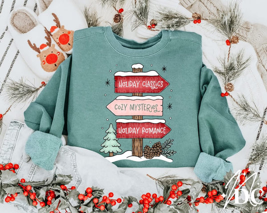 Holiday Direction Sign