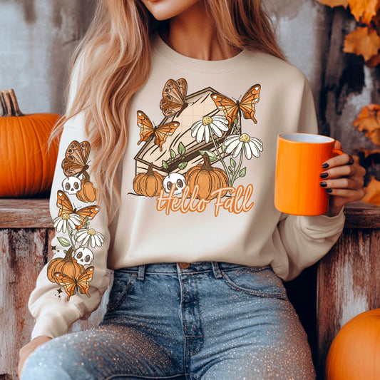 Hello Fall Coffin