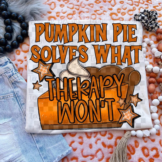 Pumpkin Pie Solves What Therapy Won’t