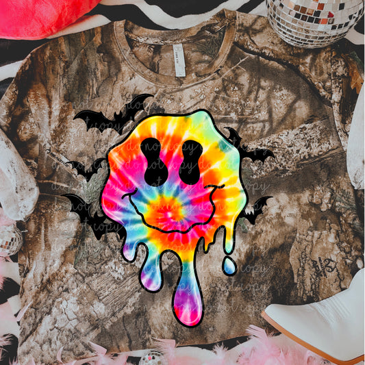 Tie Dye Melting Smile