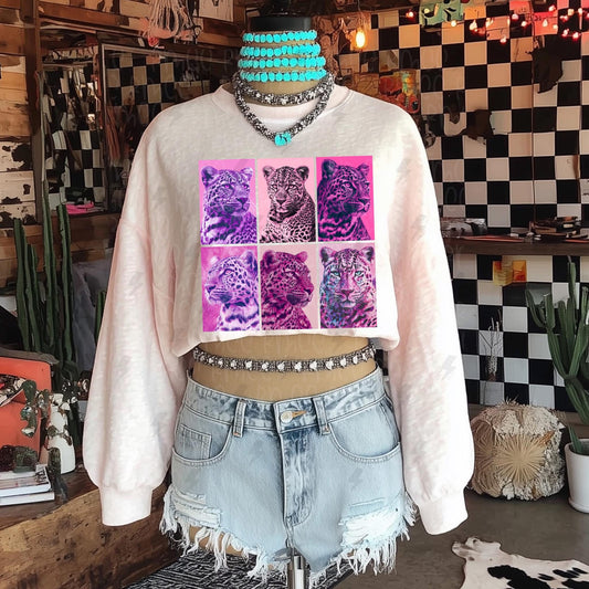 Pink Leopard Pop Art