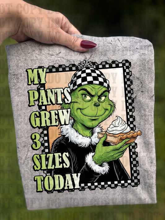 My Pants Grew 3 Sizes Today