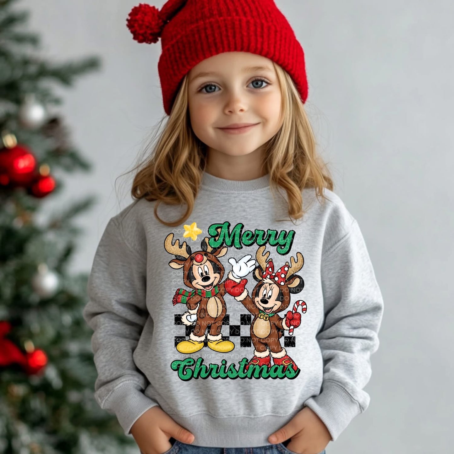 Merry Christmas Reindeer Mice Duo