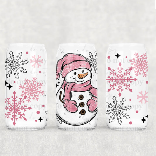 Pink Snowman