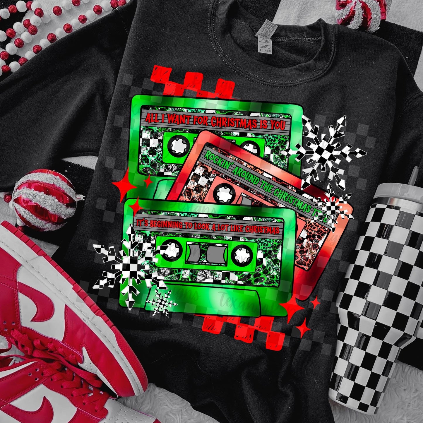 Christmas Mixtape Cassettes