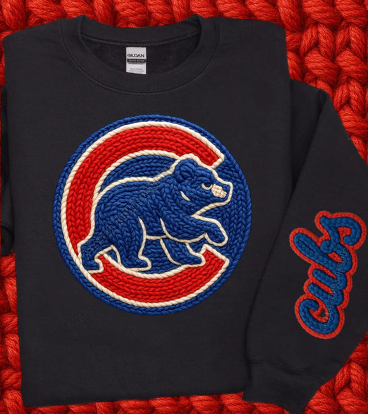 Cubs Knit Logo
