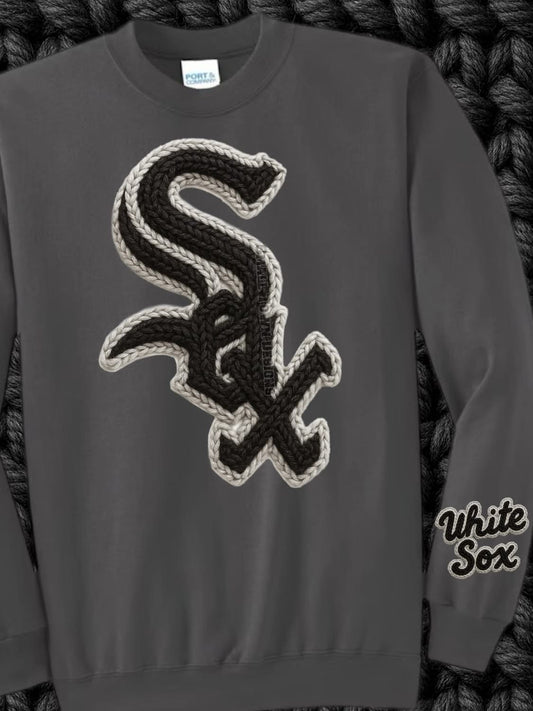 White Sox Knit Logo