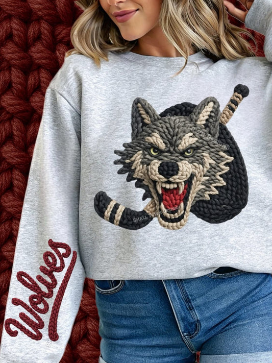 Wolves Knit Logo