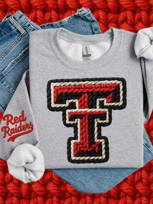 Red Raiders Faux Yarn