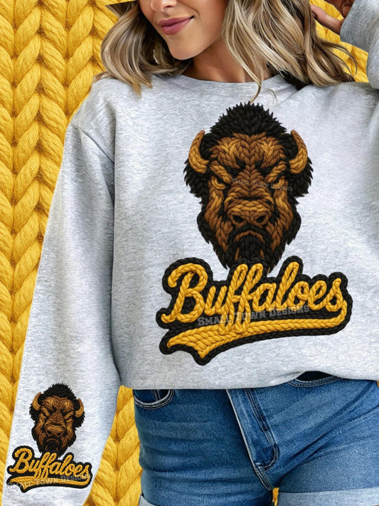 Buffaloes Faux Yarn