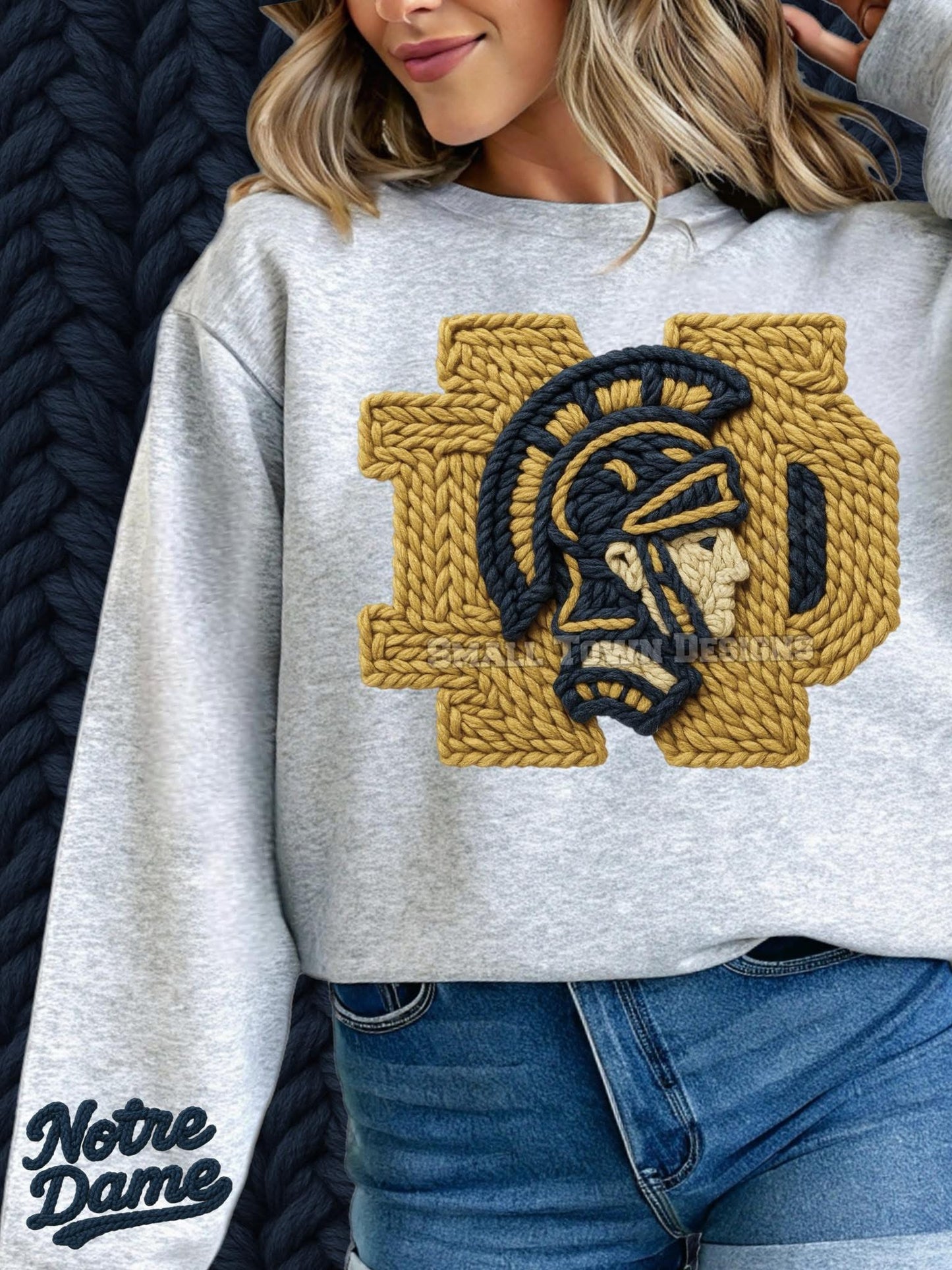 Notre Dame Faux Yarn