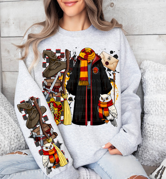 Boy Wizard Red House Set