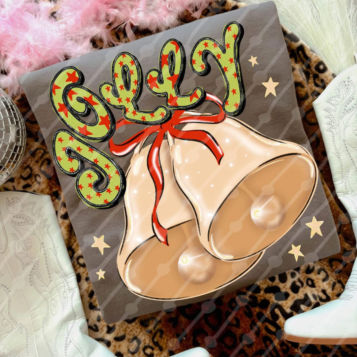 Jolly Bells DTF transfer