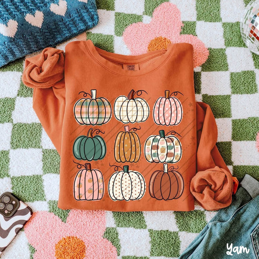 Plaid Pumpkin Grid