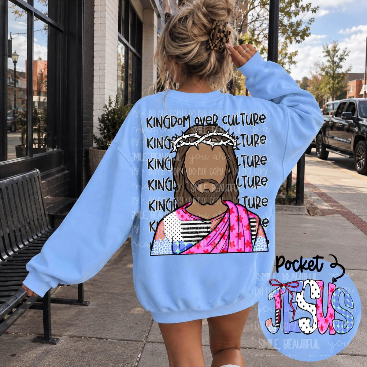 Kingdom Over Culture Patchwork Jesus