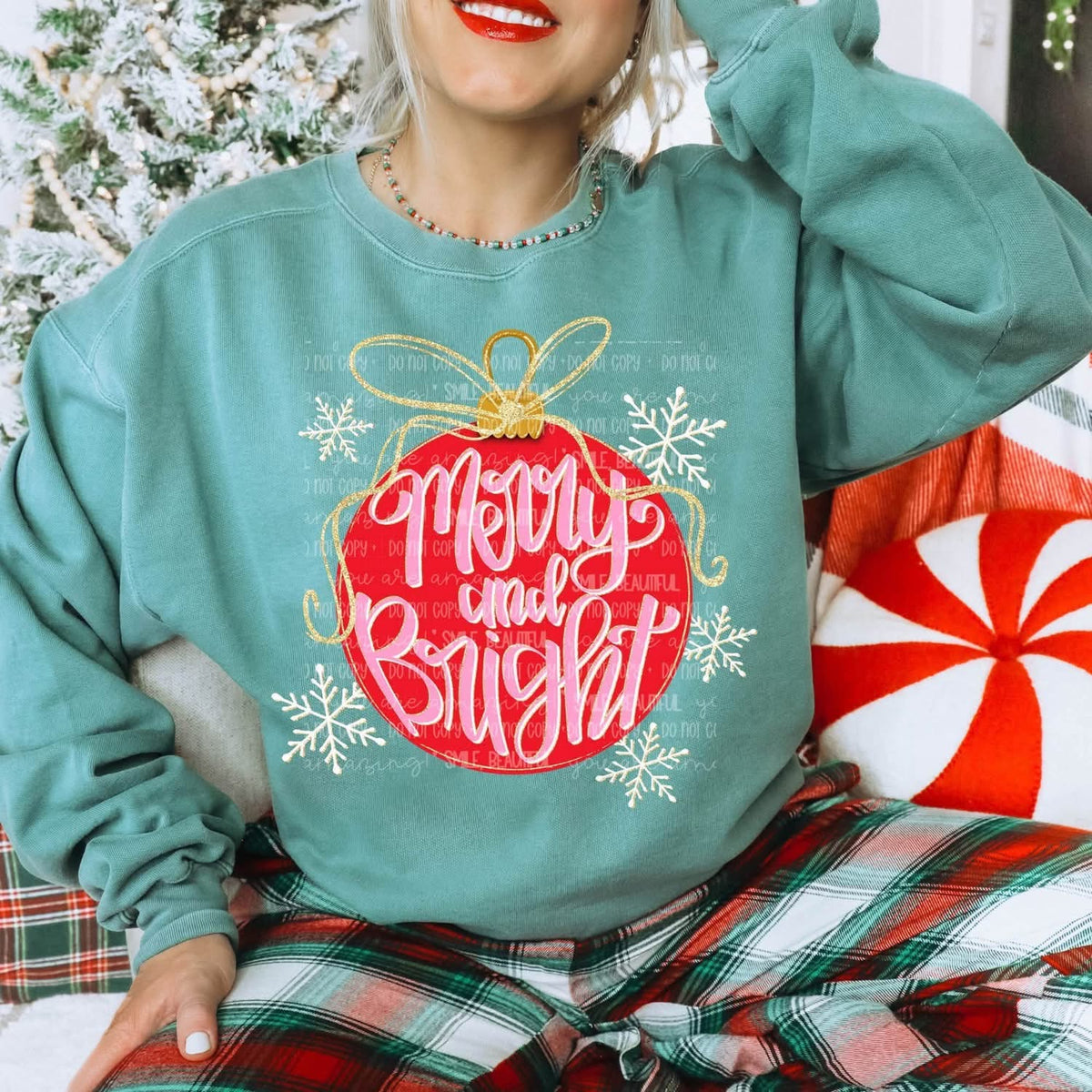 Merry and Bright Ornament Snowflakes