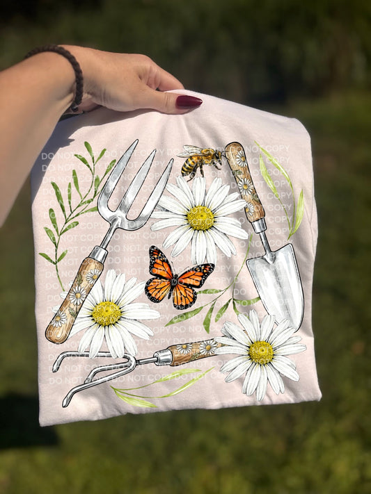 Garden Tools Daisy Butterfly