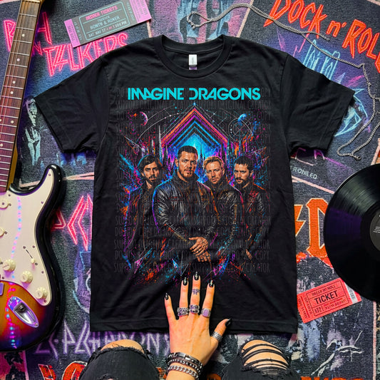 Imagine Dragons Blk Tee