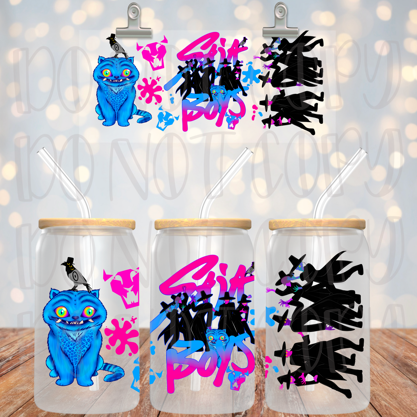 Saj Boys Blue Cat Jar