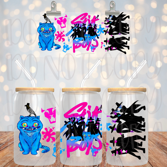 Saj Boys Blue Cat Jar
