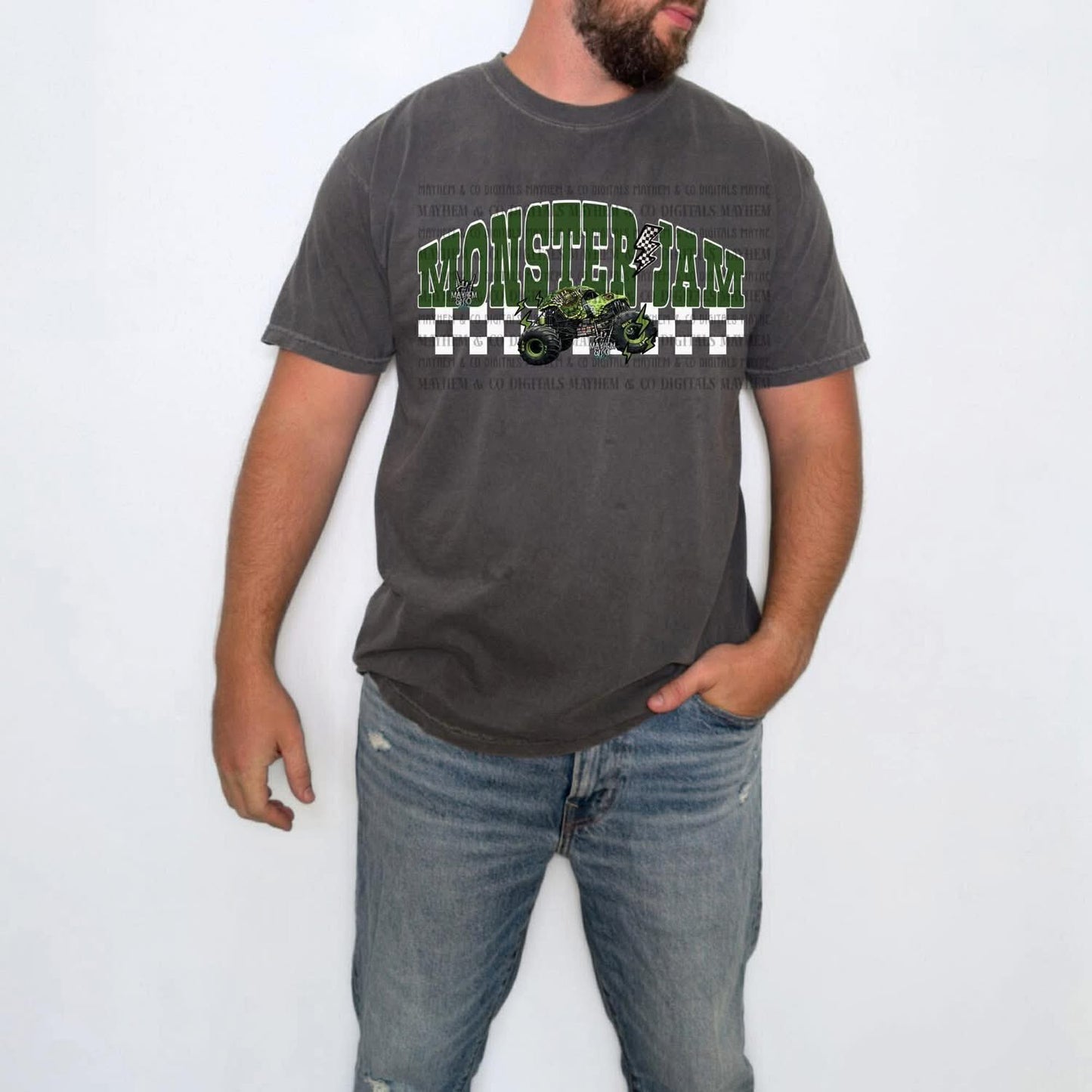 MJ Retro Green Graveyard Truck