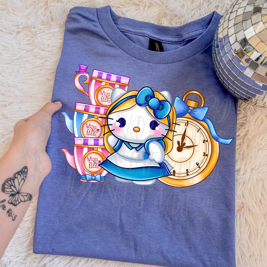 Wonderland Tea-Time Kitty