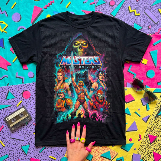 Masters of the Universe Blk Tee