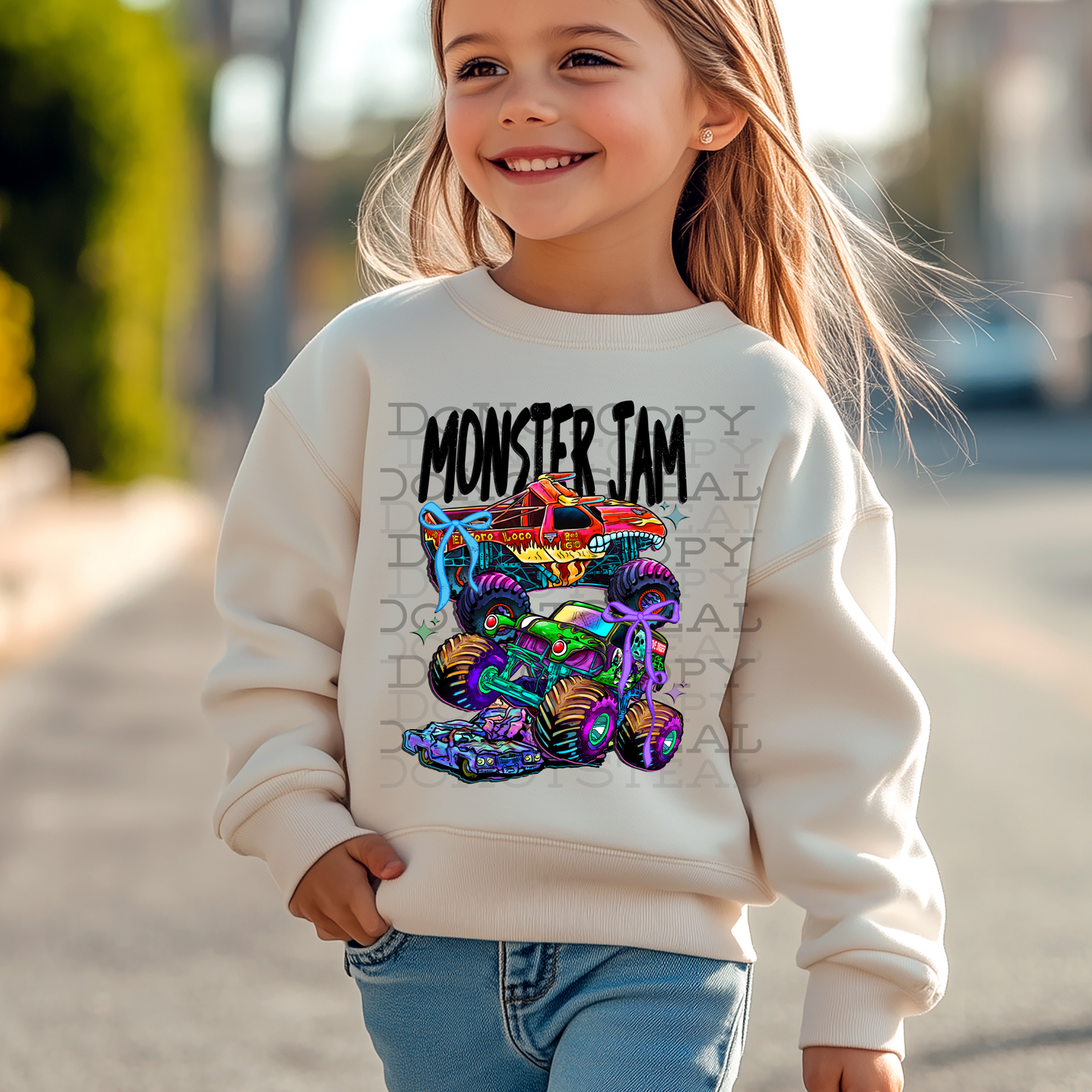 Monster Jam Trucks With Bows