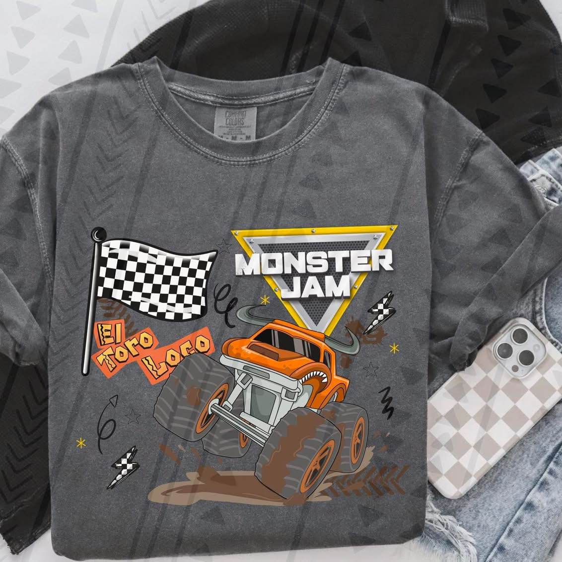 Monster El Toro Loco Flag