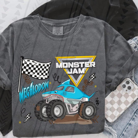 Monster Megalodon Flag