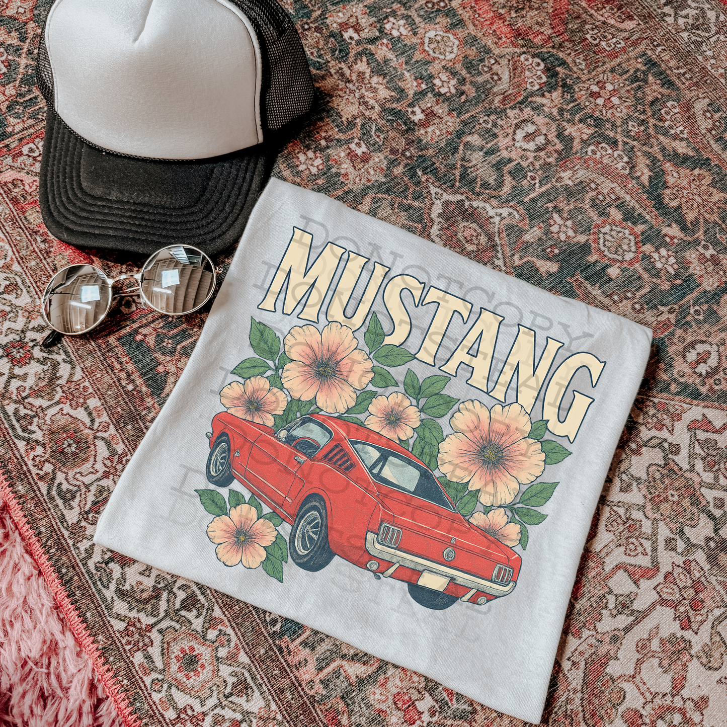 Floral Mustang