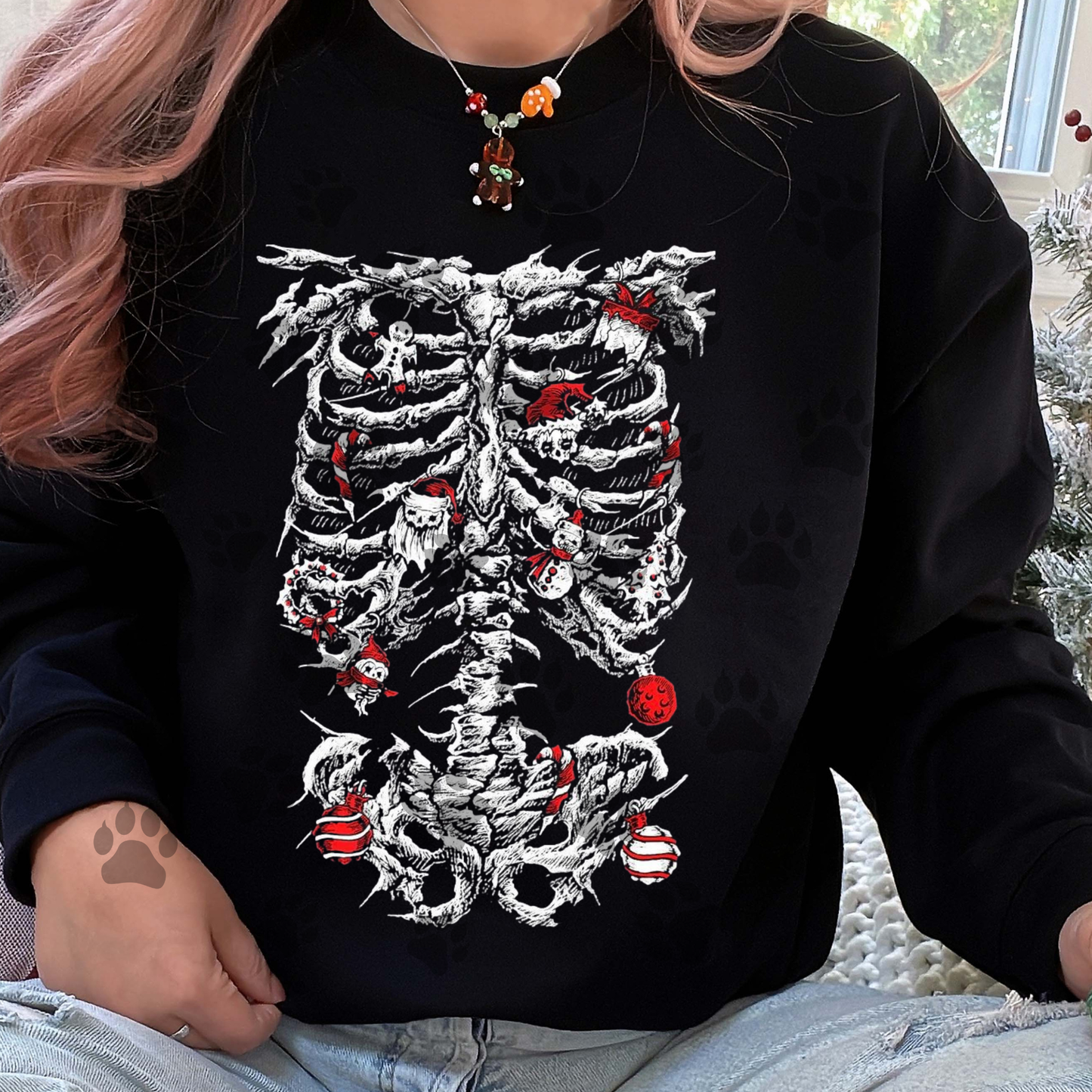 Christmas Skeleton Ribcage