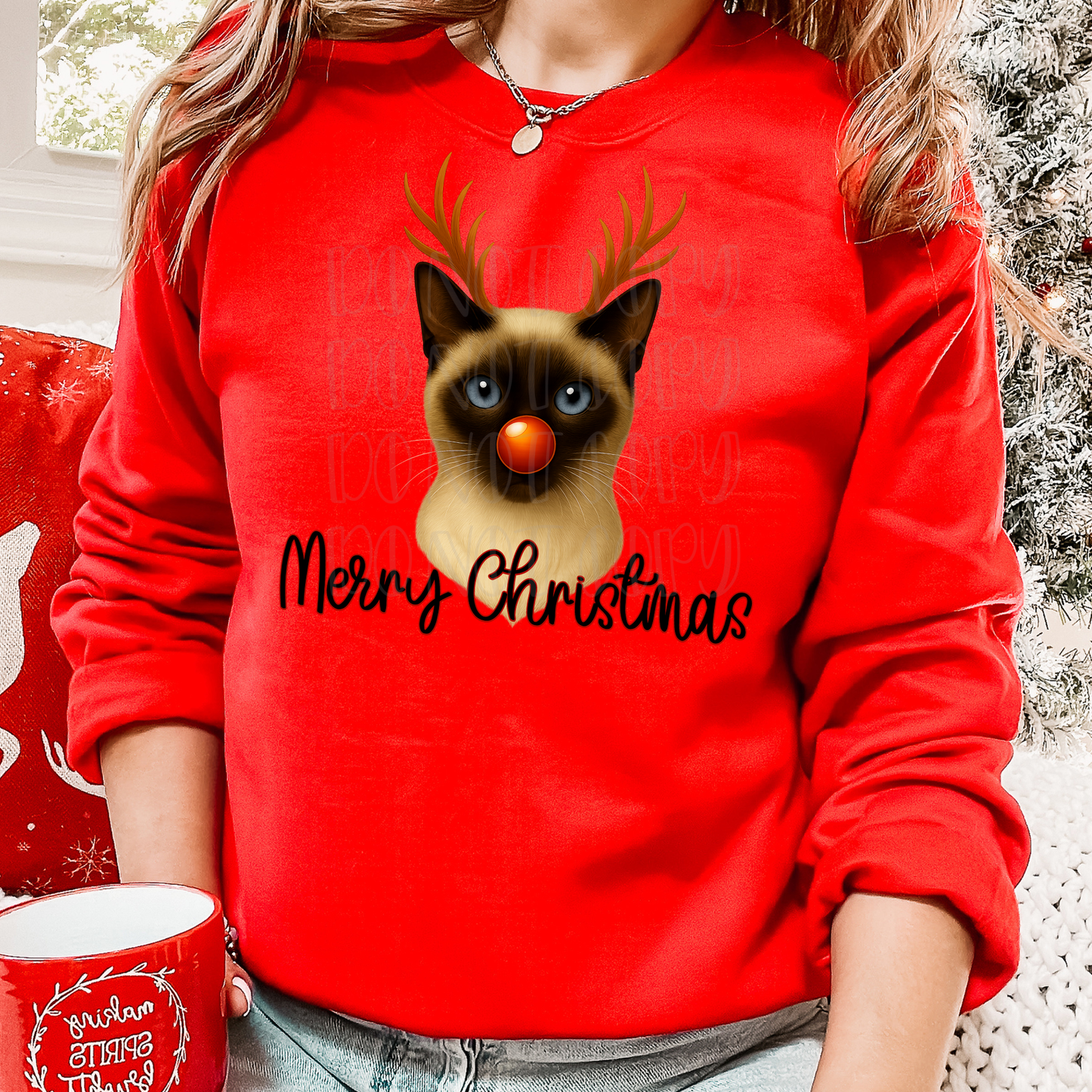 Reindeer Siamese Cat