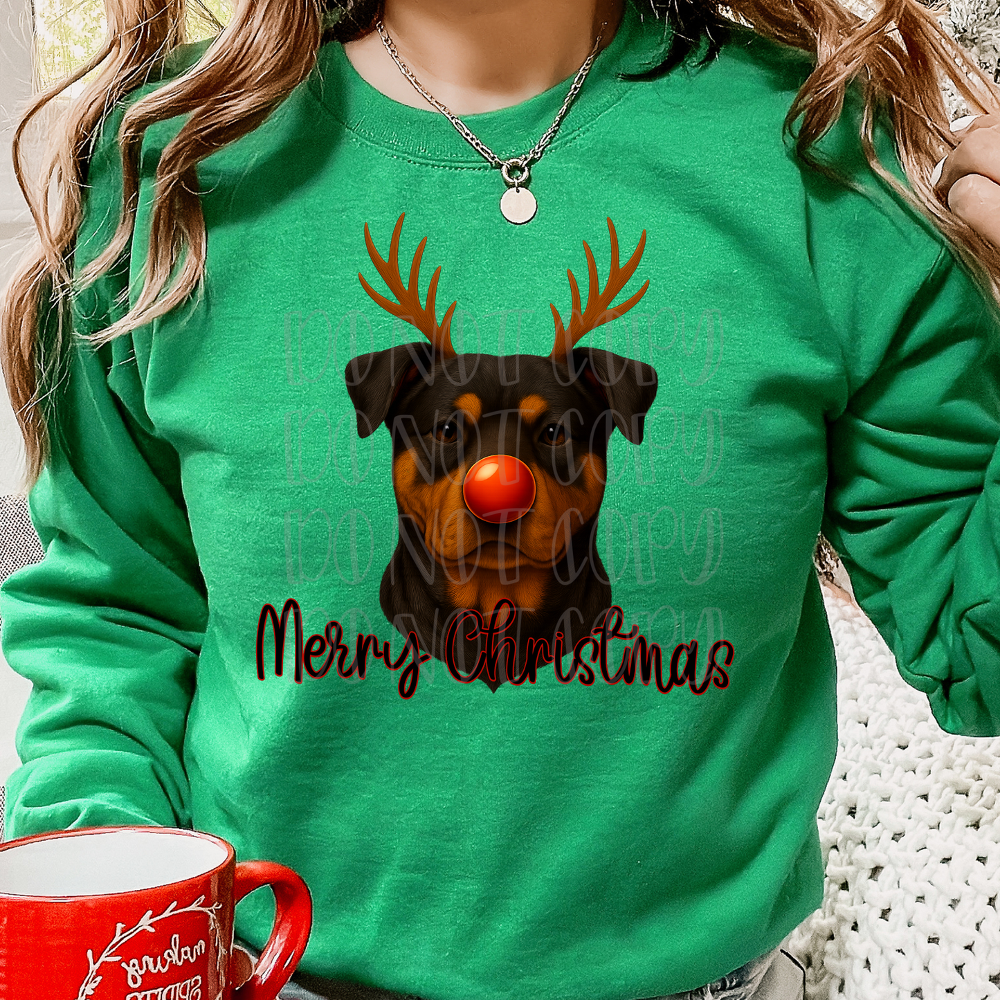 Reindeer Schnauzer Black